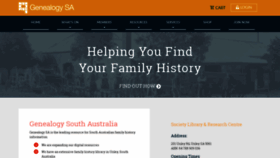 What Saghs.org.au website looked like in 2019 (4 years ago)