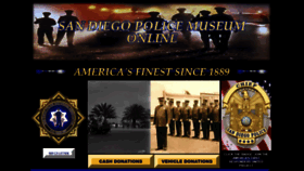 What Sdpolicemuseum.com website looked like in 2019 (4 years ago)