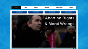What Secularprolife.org website looked like in 2019 (4 years ago)