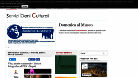 What Servizibeniculturali.it website looked like in 2019 (4 years ago)