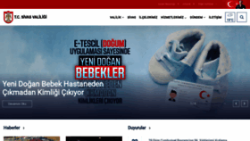 What Sivas.gov.tr website looked like in 2019 (6 years ago)