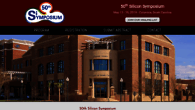 What Sisymposium.com website looked like in 2019 (4 years ago)