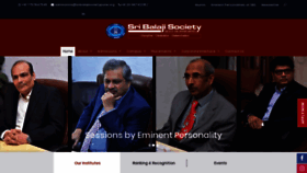What Sribalajisociety.org website looked like in 2019 (4 years ago)