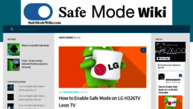 What Safemodewiki.com website looked like in 2019 (4 years ago)