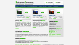 What Soluzioni-internet.com website looked like in 2019 (4 years ago)