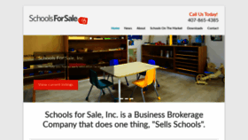 What Schoolsforsale.com website looked like in 2019 (4 years ago)