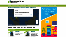 What Serviceofficesmalaysia.com website looked like in 2019 (4 years ago)