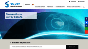 What Solvayiberica.com website looked like in 2019 (4 years ago)