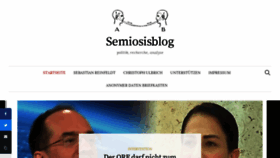 What Semiosis.at website looked like in 2019 (4 years ago)