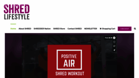 What Shredlife.com website looked like in 2019 (4 years ago)