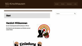 What Sg-kirschhausen.de website looked like in 2019 (4 years ago)