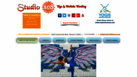 What Studio108tampa.com website looked like in 2019 (4 years ago)