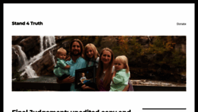 What Stand4truth.ca website looked like in 2019 (5 years ago)