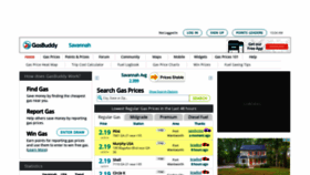What Savannahgasprices.com website looked like in 2019 (4 years ago)