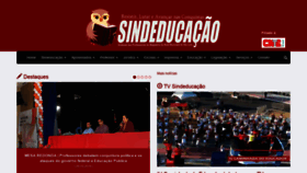 What Sindeducacao.org website looked like in 2019 (4 years ago)