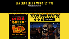 What Sandiego-beerfestival.com website looked like in 2019 (4 years ago)