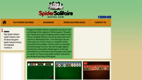 What Spidersolitaireonline.com website looked like in 2019 (4 years ago)