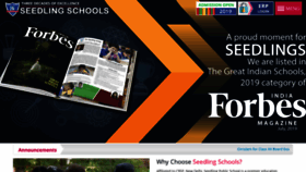 What Seedlingschools.com website looked like in 2019 (4 years ago)