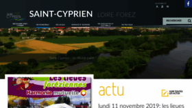 What Saintcyprien.fr website looked like in 2019 (4 years ago)