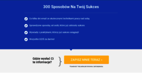 What Sukces.pl website looked like in 2019 (6 years ago)