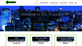 What Sslwizard.co website looked like in 2019 (4 years ago)