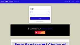 What Smm-services.com website looked like in 2019 (4 years ago)