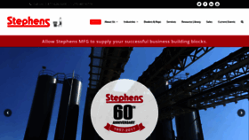 What Stephensmfg.com website looked like in 2019 (5 years ago)