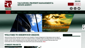 What Sherwoodgreene.com website looked like in 2019 (4 years ago)