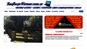 What Sanjorgevirtual.com.ar website looked like in 2019 (4 years ago)