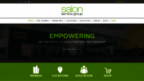 What Salonservicegroup.com website looked like in 2019 (4 years ago)