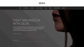 What Sezia.co website looked like in 2019 (4 years ago)
