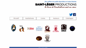 What Saintlegerproductions.fr website looked like in 2019 (4 years ago)
