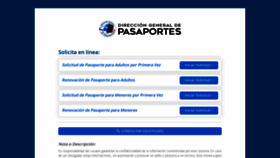 What Solicitudweb.pasaportes.gob.do website looked like in 2019 (6 years ago)