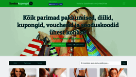 What Sooduskupongid.ee website looked like in 2019 (4 years ago)