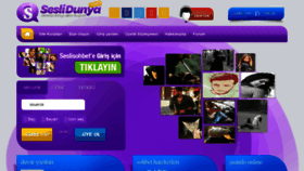 What Seslidunya.com.tr website looked like in 2019 (4 years ago)