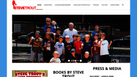 What Stevetrout.com website looked like in 2019 (4 years ago)
