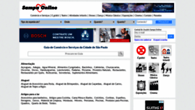 What Sampaonline.com.br website looked like in 2019 (4 years ago)