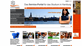 What Studierendenwerk-hamburg.de website looked like in 2019 (4 years ago)