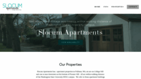 What Slocumapartments.com website looked like in 2019 (4 years ago)