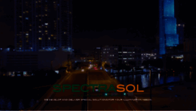 What Spectrasol.us website looked like in 2019 (4 years ago)