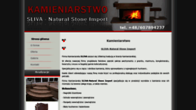 What Sliva-naturalstone.pl website looked like in 2019 (4 years ago)