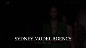 What Sydneymodelagency.com website looked like in 2019 (4 years ago)