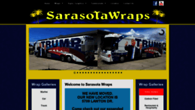 What Sarasotawraps.com website looked like in 2019 (4 years ago)