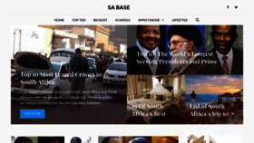 What Sabase.co.za website looked like in 2019 (4 years ago)