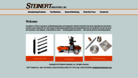 What Steinertindustries.com website looked like in 2019 (4 years ago)