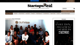 What Startupsreal.com website looked like in 2019 (4 years ago)