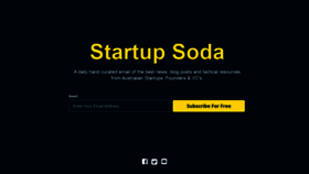 What Startupsoda.com.au website looked like in 2019 (4 years ago)