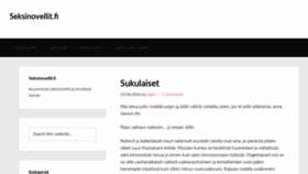 What Seksinovellit.fi website looked like in 2019 (4 years ago)