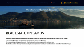 What Samosproperties.com website looked like in 2019 (4 years ago)