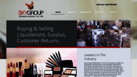 What Skygroupcloseouts.com website looked like in 2019 (4 years ago)